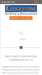 Mobile Screenshot of ledgestoneconstruction.com